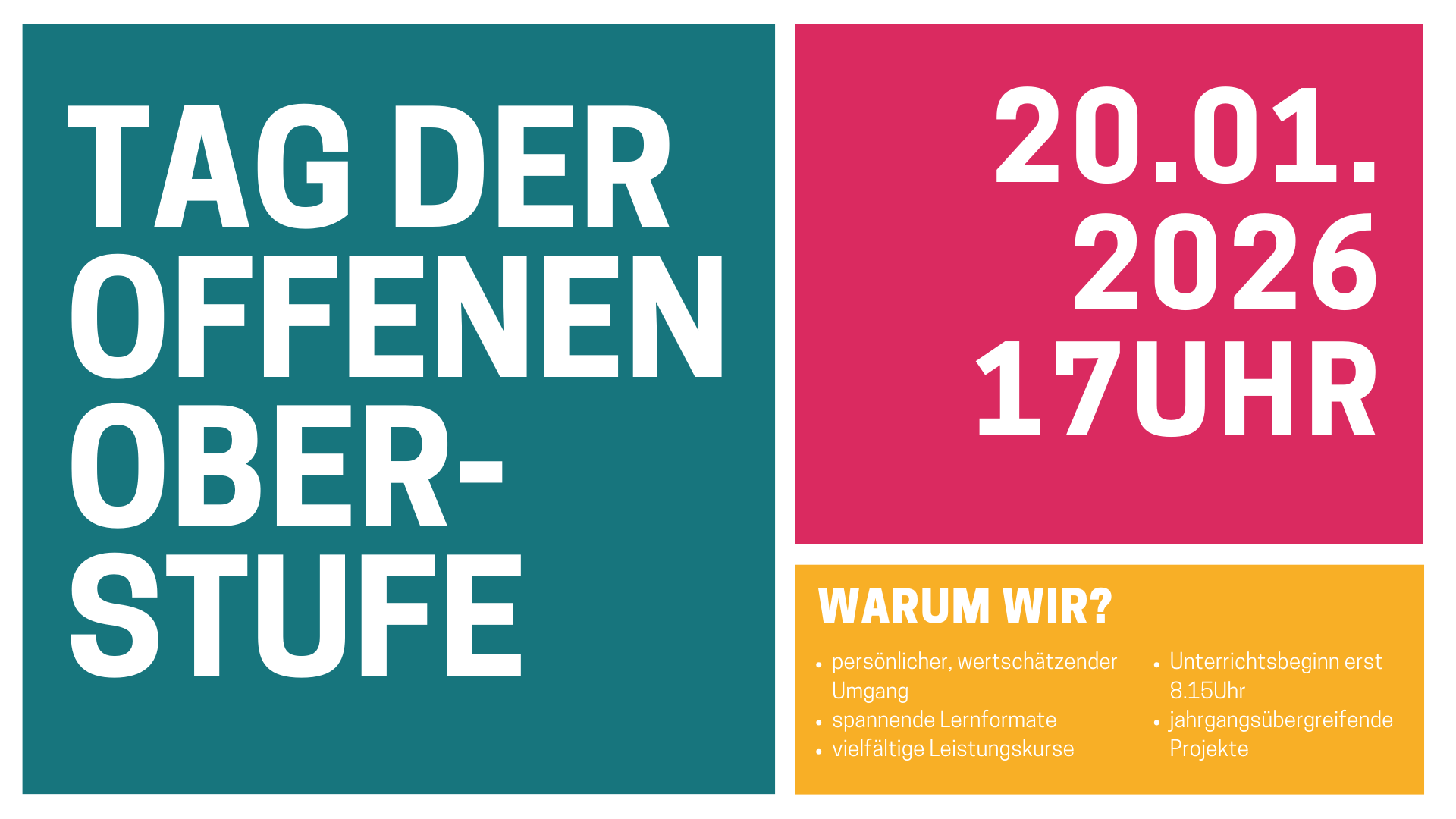 Tag der offenen Oberstufe